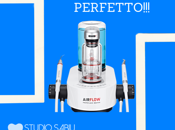 la nuova pulizia dei denti rivoluzionaria e indolore presso lo Studio Sabiu a San Giovanni Suergiu