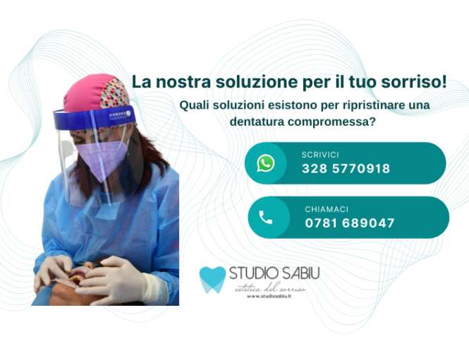 Le migliori soluzioni per darti un nuovo sorriso. Studio Sabiiu a San Giovanni Suergiu