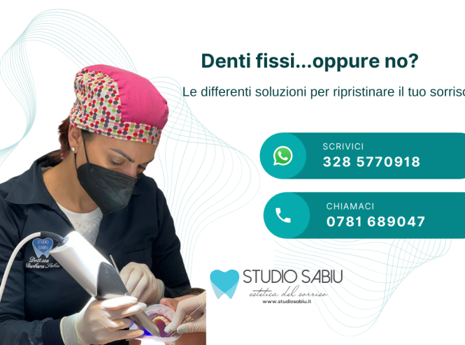 Implentologia a carico immediato, denti fissi in 24 ore presso lo Studio Sabiu